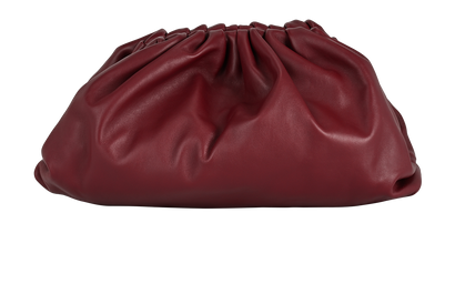 The Pouch Clutch, &pound;750, Handbags, Burgundy, Leather, Front view